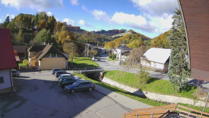 Obec Rusava - Kamera u Jubilejní ZŠ T. G. Masaryka a MŠ - 18.10.2025 v 10:00