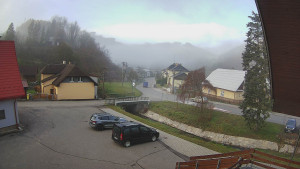 Obec Rusava - Kamera u Jubilejní ZŠ T. G. Masaryka a MŠ - 12.11.2025 v 08:00