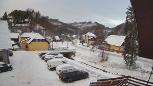 Obec Rusava - Kamera u Jubilejní ZŠ T. G. Masaryka a MŠ - 31.12.2025 v 08:00