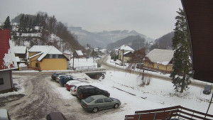 Obec Rusava - Kamera u Jubilejní ZŠ T. G. Masaryka a MŠ - 15.1.2026 v 09:00