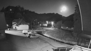 Obec Rusava - Kamera u Jubilejní ZŠ T. G. Masaryka a MŠ - 3.3.2026 v 05:00