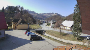 Obec Rusava - Kamera u Jubilejní ZŠ T. G. Masaryka a MŠ - 3.3.2026 v 11:00