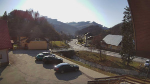 Obec Rusava - Kamera u Jubilejní ZŠ T. G. Masaryka a MŠ - 3.3.2026 v 15:00