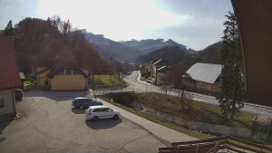 Obec Rusava - Kamera u Jubilejní ZŠ T. G. Masaryka a MŠ - 10.3.2026 v 15:00