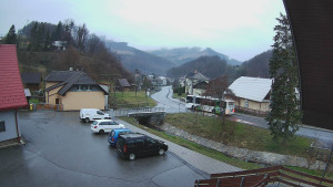 Obec Rusava - Kamera u Jubilejní ZŠ T. G. Masaryka a MŠ - 17.3.2026 v 06:00