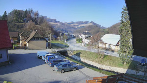 Obec Rusava - Kamera u Jubilejní ZŠ T. G. Masaryka a MŠ - 20.3.2026 v 08:00