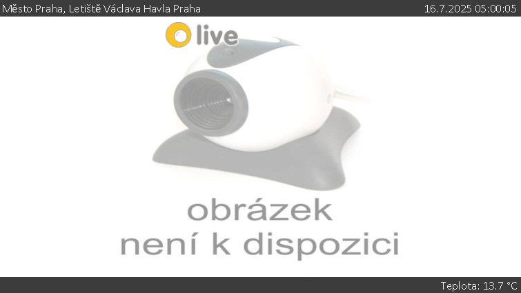 Město Praha - Letiště Václava Havla Praha - 16.7.2025 v 05:00 Město Praha - Letiště Václava Havla Praha - 16.7.2025 v 05:00