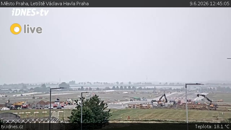 Město Praha - Letiště Václava Havla Praha - 9.6.2026 v 12:45