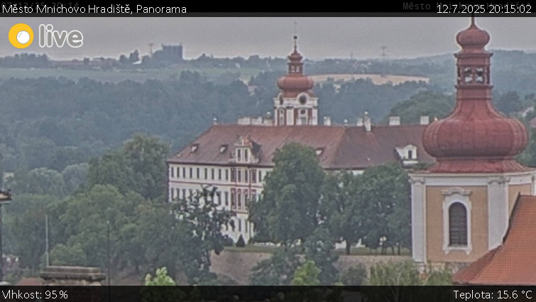 Město Mnichovo Hradiště - Panorama Mnichova Hradiště - 12.7.2025 v 20:15 Město Mnichovo Hradiště - Panorama Mnichova Hradiště - 12.7.2025 v 20:15