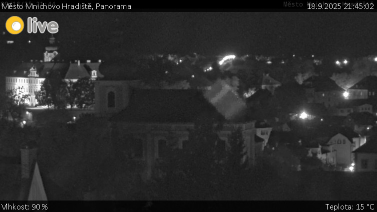 Město Mnichovo Hradiště - Panorama Mnichova Hradiště - 18.9.2025 v 21:45 Město Mnichovo Hradiště - Panorama Mnichova Hradiště - 18.9.2025 v 21:45
