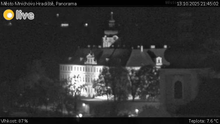 Město Mnichovo Hradiště - Panorama Mnichova Hradiště - 13.10.2025 v 21:45 Město Mnichovo Hradiště - Panorama Mnichova Hradiště - 13.10.2025 v 21:45