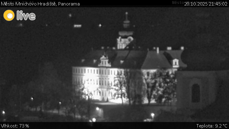 Město Mnichovo Hradiště - Panorama Mnichova Hradiště - 20.10.2025 v 21:45 Město Mnichovo Hradiště - Panorama Mnichova Hradiště - 20.10.2025 v 21:45