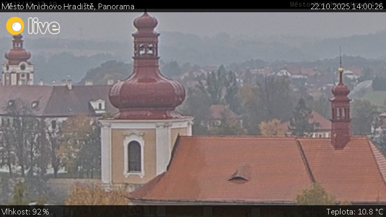Město Mnichovo Hradiště - Panorama Mnichova Hradiště - 22.10.2025 v 14:00 Město Mnichovo Hradiště - Panorama Mnichova Hradiště - 22.10.2025 v 14:00
