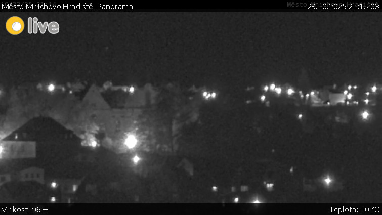 Město Mnichovo Hradiště - Panorama Mnichova Hradiště - 23.10.2025 v 21:15 Město Mnichovo Hradiště - Panorama Mnichova Hradiště - 23.10.2025 v 21:15