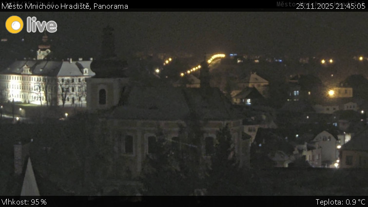 Město Mnichovo Hradiště - Panorama Mnichova Hradiště - 25.11.2025 v 21:45
