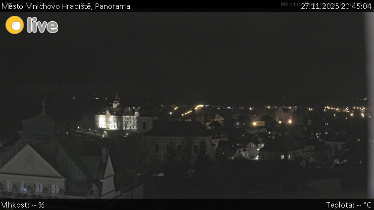 Město Mnichovo Hradiště - Panorama Mnichova Hradiště - 27.11.2025 v 20:45