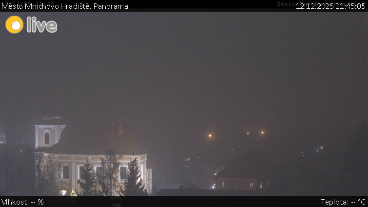 Město Mnichovo Hradiště - Panorama Mnichova Hradiště - 12.12.2025 v 21:45