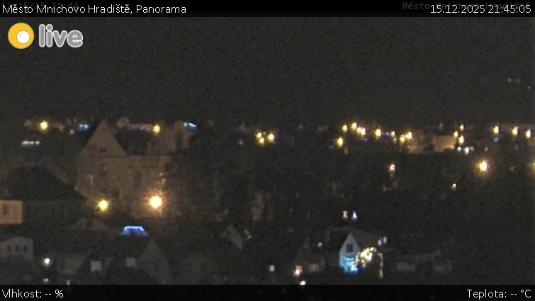 Město Mnichovo Hradiště - Panorama Mnichova Hradiště - 15.12.2025 v 21:45