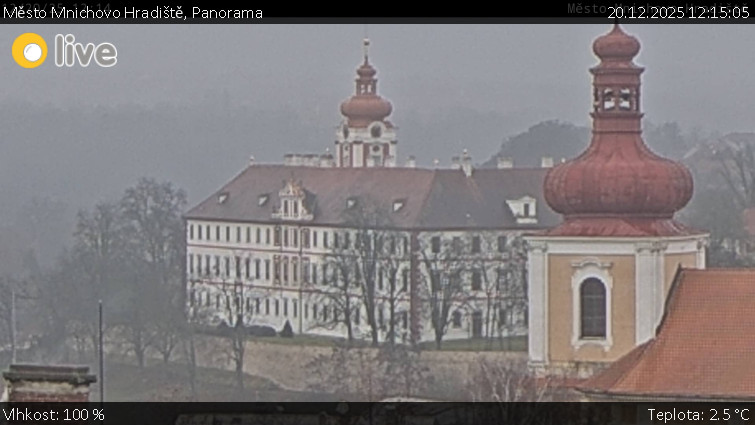 Město Mnichovo Hradiště - Panorama Mnichova Hradiště - 20.12.2025 v 12:15