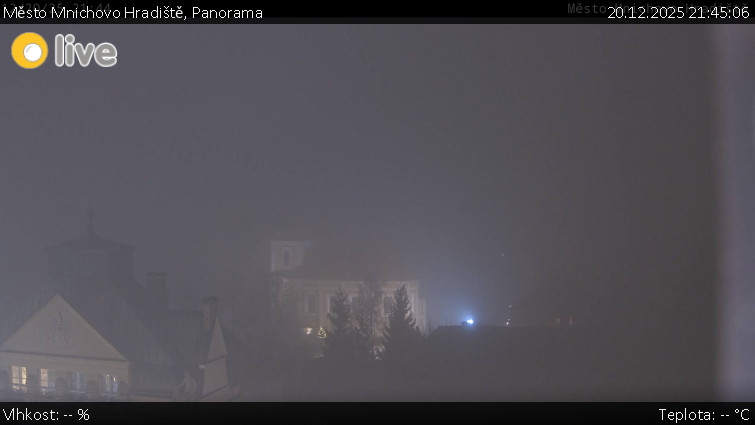 Město Mnichovo Hradiště - Panorama Mnichova Hradiště - 20.12.2025 v 21:45