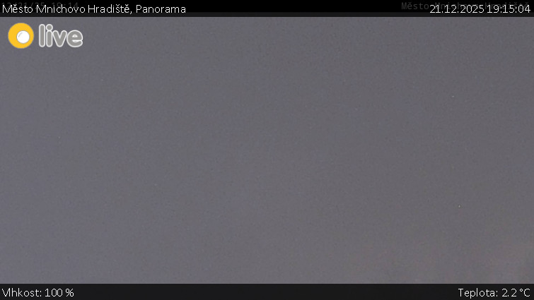 Město Mnichovo Hradiště - Panorama Mnichova Hradiště - 21.12.2025 v 19:15