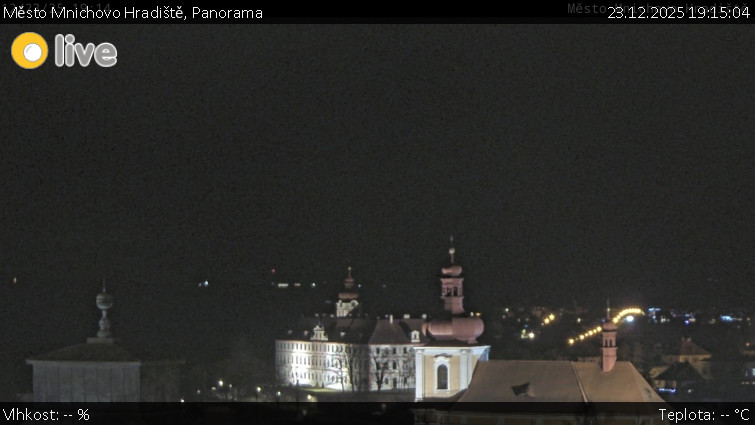 Město Mnichovo Hradiště - Panorama Mnichova Hradiště - 23.12.2025 v 19:15