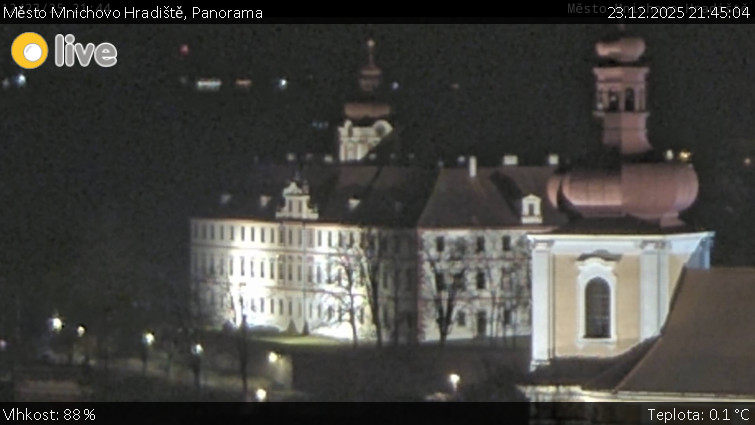 Město Mnichovo Hradiště - Panorama Mnichova Hradiště - 23.12.2025 v 21:45