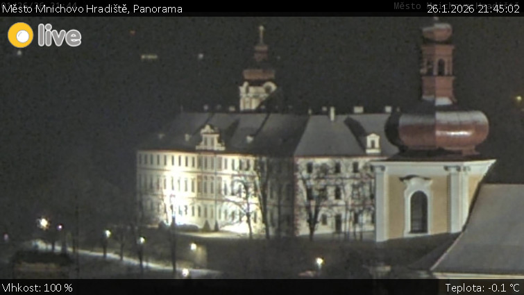 Město Mnichovo Hradiště - Panorama Mnichova Hradiště - 26.1.2026 v 21:45