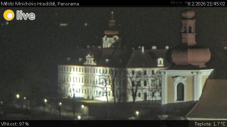 Město Mnichovo Hradiště - Panorama Mnichova Hradiště - 8.2.2026 v 21:45