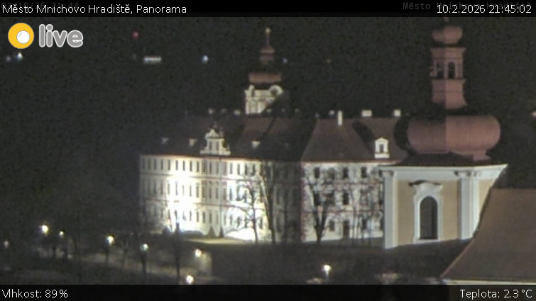 Město Mnichovo Hradiště - Panorama Mnichova Hradiště - 10.2.2026 v 21:45
