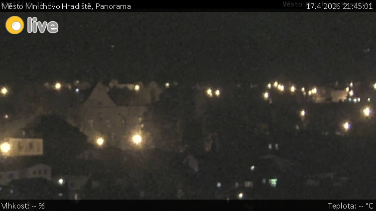 Město Mnichovo Hradiště - Panorama Mnichova Hradiště - 17.4.2026 v 21:45