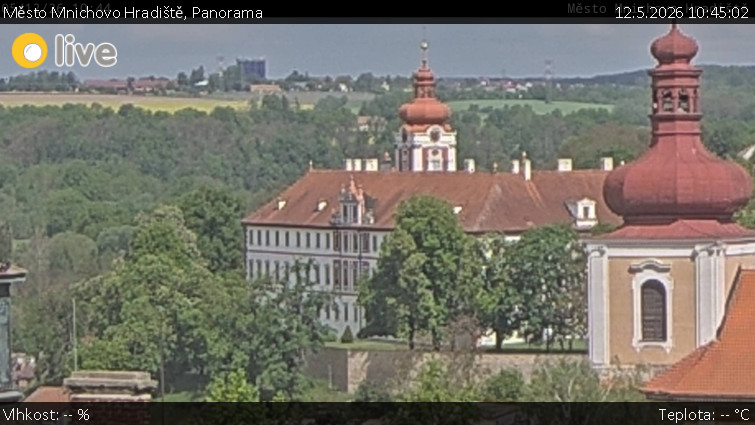 Město Mnichovo Hradiště - Panorama Mnichova Hradiště - 12.5.2026 v 10:45