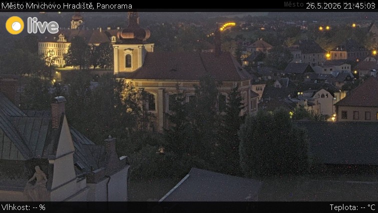 Město Mnichovo Hradiště - Panorama Mnichova Hradiště - 26.5.2026 v 21:45