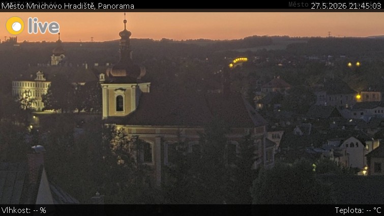 Město Mnichovo Hradiště - Panorama Mnichova Hradiště - 27.5.2026 v 21:45