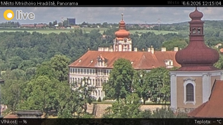 Město Mnichovo Hradiště - Panorama Mnichova Hradiště - 6.6.2026 v 12:15