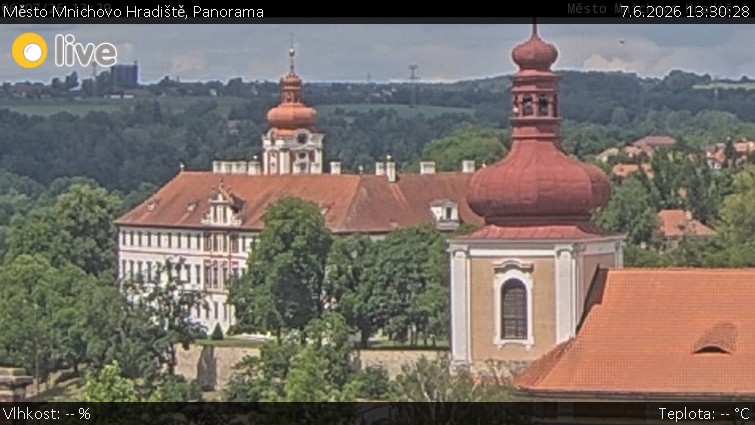 Město Mnichovo Hradiště - Panorama Mnichova Hradiště - 7.6.2026 v 13:30