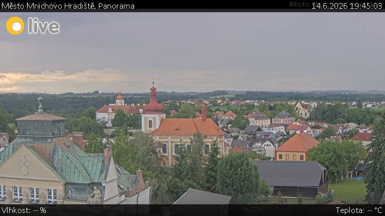 Město Mnichovo Hradiště - Panorama Mnichova Hradiště - 14.6.2026 v 19:45
