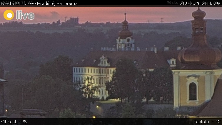 Město Mnichovo Hradiště - Panorama Mnichova Hradiště - 21.6.2026 v 21:45