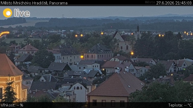 Město Mnichovo Hradiště - Panorama Mnichova Hradiště - 27.6.2026 v 21:45