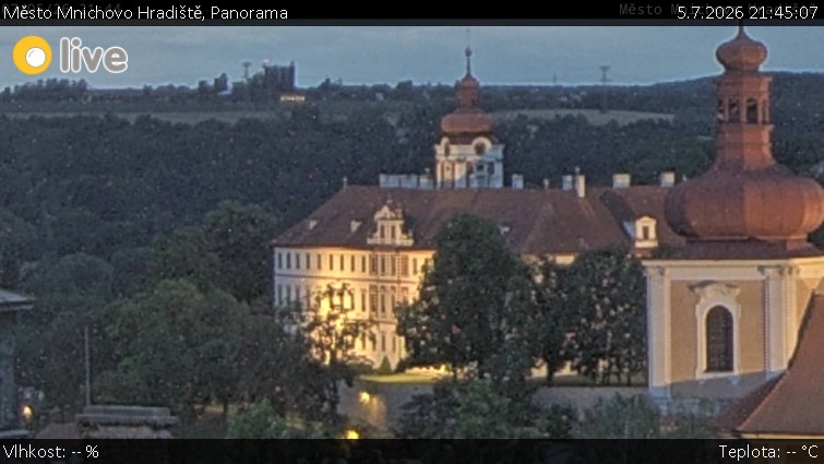 Město Mnichovo Hradiště - Panorama Mnichova Hradiště - 5.7.2026 v 21:45