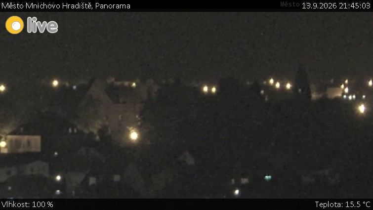 Město Mnichovo Hradiště - Panorama Mnichova Hradiště - 13.9.2026 v 21:45