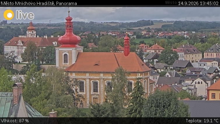 Město Mnichovo Hradiště - Panorama Mnichova Hradiště - 14.9.2026 v 13:45