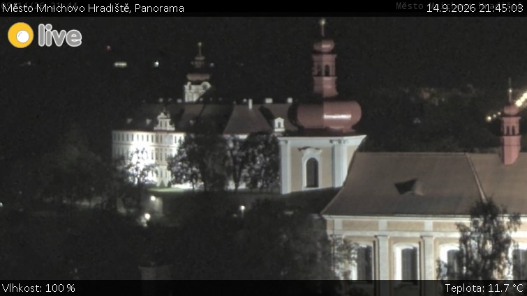 Město Mnichovo Hradiště - Panorama Mnichova Hradiště - 14.9.2026 v 21:45
