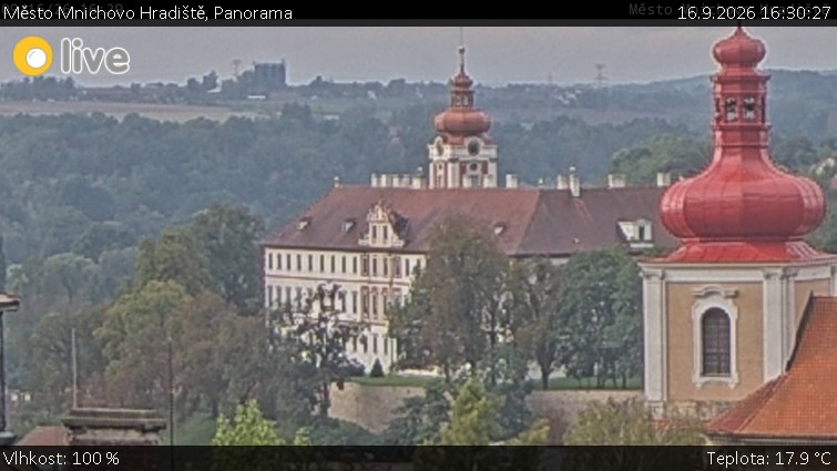 Město Mnichovo Hradiště - Panorama Mnichova Hradiště - 16.9.2026 v 16:30