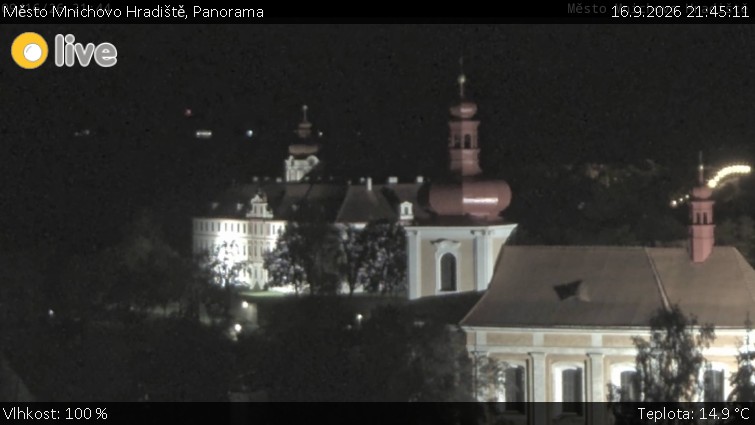 Město Mnichovo Hradiště - Panorama Mnichova Hradiště - 16.9.2026 v 21:45