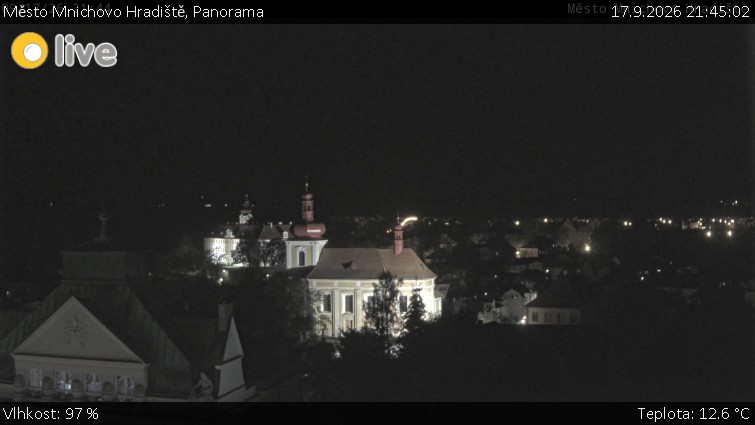 Město Mnichovo Hradiště - Panorama Mnichova Hradiště - 17.9.2026 v 21:45