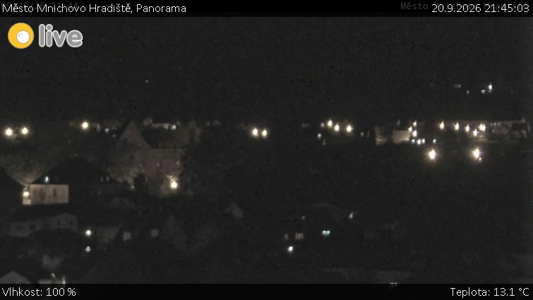 Město Mnichovo Hradiště - Panorama Mnichova Hradiště - 20.9.2026 v 21:45