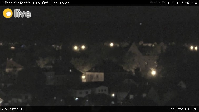 Město Mnichovo Hradiště - Panorama Mnichova Hradiště - 22.9.2026 v 21:45