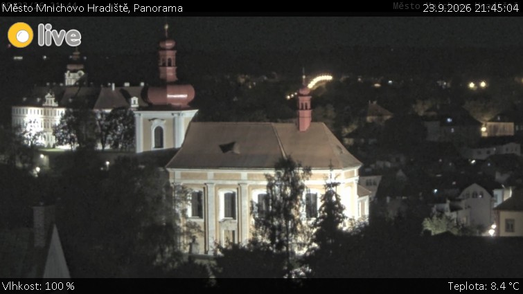 Město Mnichovo Hradiště - Panorama Mnichova Hradiště - 23.9.2026 v 21:45