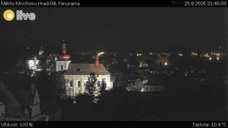 Město Mnichovo Hradiště - Panorama Mnichova Hradiště - 25.9.2026 v 21:45